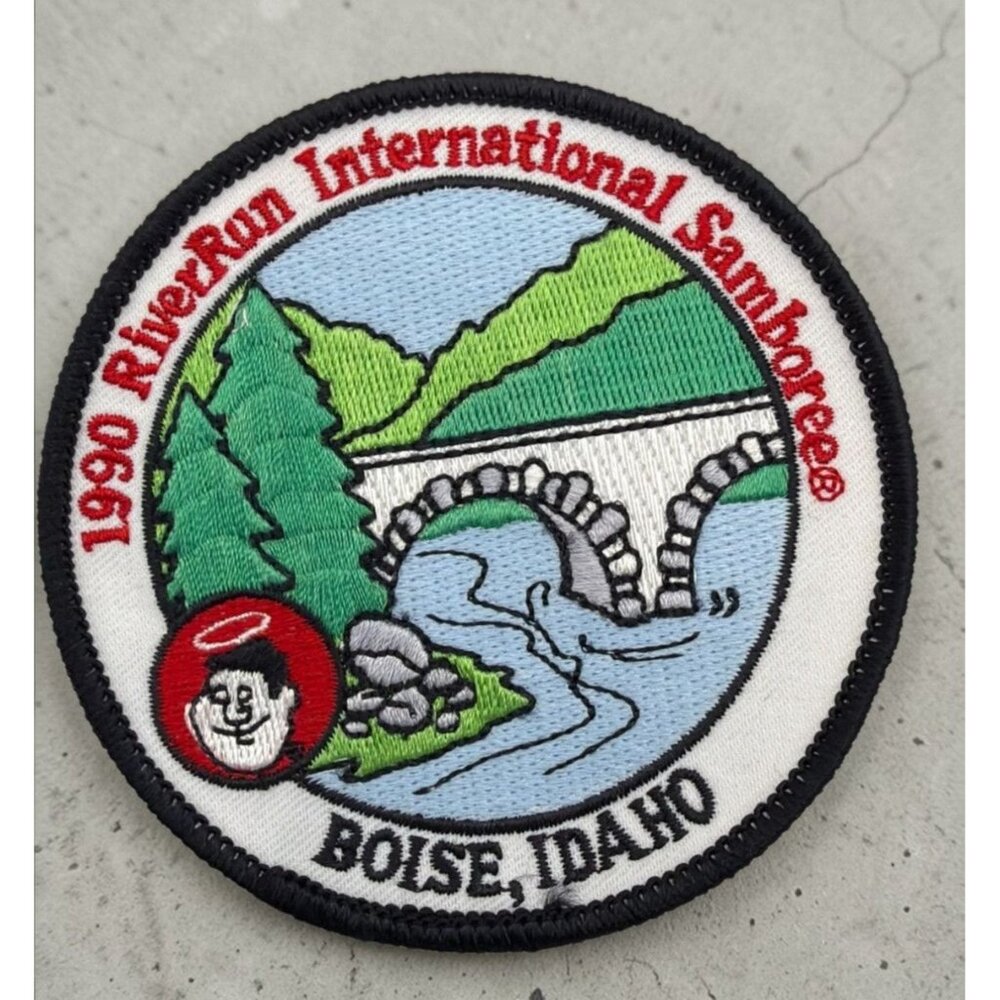 Good Sam Club Patch Boise Idaho 1990 River Run International Samboree